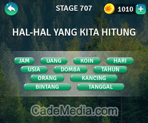 Kunci Jawaban Teka-Teki Kata Stage 707