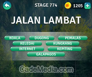 Kunci Jawaban Teka-Teki Kata Stage 774