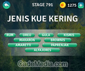 Kunci Jawaban Teka-Teki Kata Stage 791