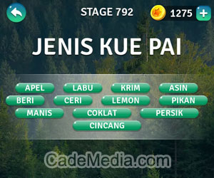 Kunci Jawaban Teka-Teki Kata Stage 792