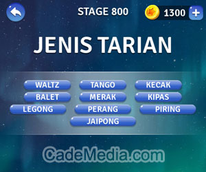 Kunci Jawaban Teka-Teki Kata Stage 800