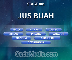 Kunci Jawaban Teka-Teki Kata Stage 801