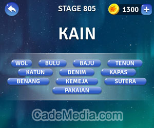 Kunci Jawaban Teka-Teki Kata Stage 805