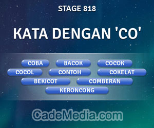 Kunci Jawaban Teka-Teki Kata Stage 818