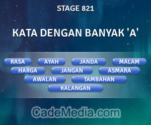 Kunci Jawaban Teka-Teki Kata Stage 821