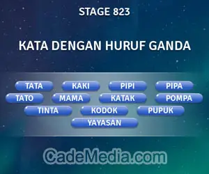 Kunci Jawaban Teka-Teki Kata Stage 823