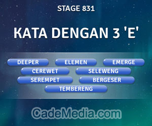 Kunci Jawaban Teka-Teki Kata Stage 831