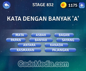 Kunci Jawaban Teka-Teki Kata Stage 832