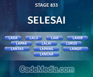 Kunci Jawaban Teka-Teki Kata Stage 833