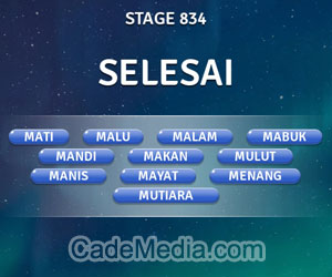 Kunci Jawaban Teka-Teki Kata Stage 834