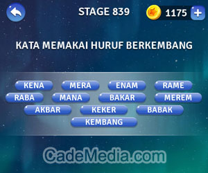 Kunci Jawaban Teka-Teki Kata Stage 839