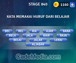 Kunci Jawaban Teka-Teki Kata Stage 840