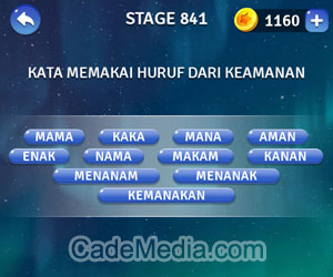 Kunci Jawaban Teka-Teki Kata Stage 841