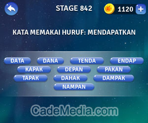 Kunci Jawaban Teka-Teki Kata Stage 842