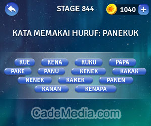 Kunci Jawaban Teka-Teki Kata Stage 844