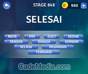 Kunci Jawaban Teka-Teki Kata Stage 848