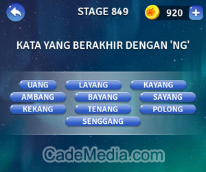 Kunci Jawaban Teka-Teki Kata Stage 849