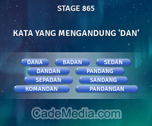 Kunci Jawaban Teka-Teki Kata Stage 865