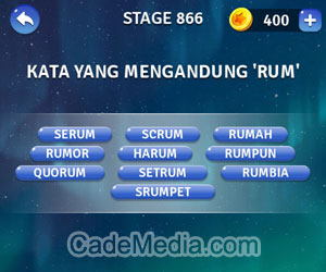 Kunci Jawaban Teka-Teki Kata Stage 866