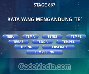 Kunci Jawaban Teka-Teki Kata Stage 867