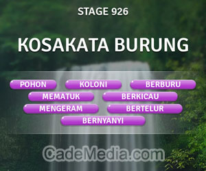 Kunci Jawaban Teka-Teki Kata Stage 926