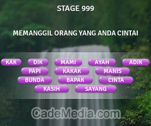 Kunci Jawaban Teka-Teki Kata Stage 999