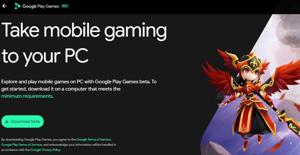 Google Play Games Beta untuk PC