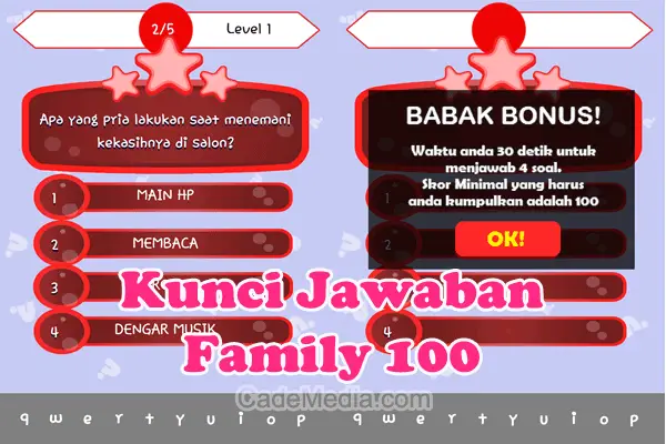 Kunci Jawaban Famiy 100 Eken Studio