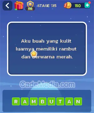 Kunci Jawaban Letak Otak Stage 135