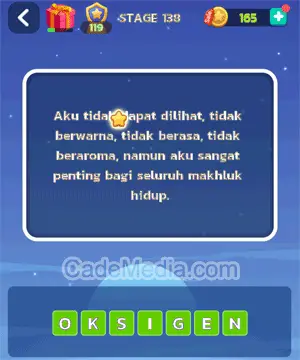 Kunci Jawaban Letak Otak Stage 138