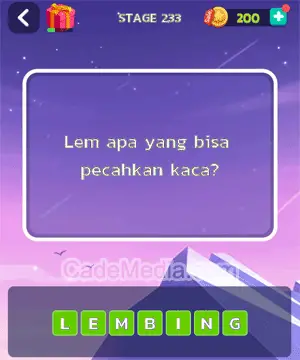 Kunci Jawaban Letak Otak Stage 233