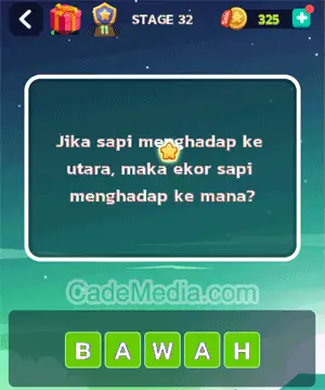 Kunci Jawaban Letak Otak Stage 32