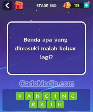 Kunci Jawaban Letak Otak Stage 330