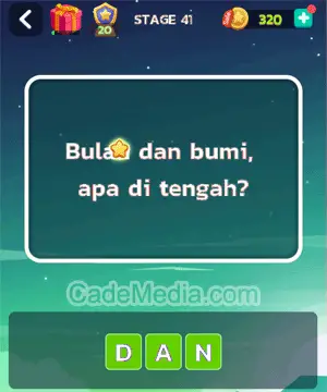 Kunci Jawaban Letak Otak Stage 41