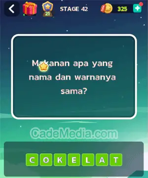 Kunci Jawaban Letak Otak Stage 42