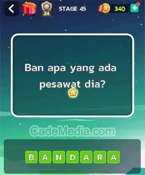 Kunci Jawaban Letak Otak Stage 45