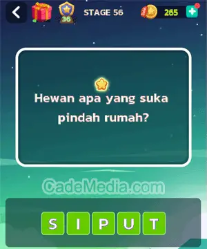 Kunci Jawaban Letak Otak Stage 56