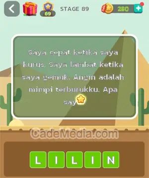 Kunci Jawaban Letak Otak Stage 89