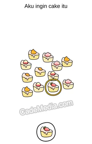 Aku ingin cake itu (Brain Out No. 2 dan Brain Find Level 2)