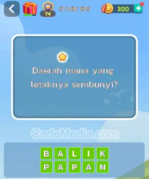  Kunci Jawaban Letak Otak Stage 675