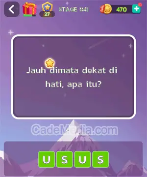 Kunci Jawaban Letak Otak Stage 841