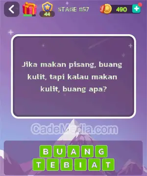 Kunci Jawaban Letak Otak Stage 857