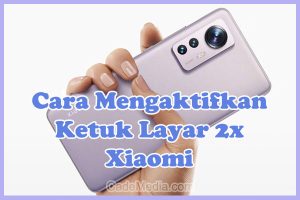 Cara Mengaktifkan Ketuk Layar 2 Kali HP Xiaomi 4X, 4A, A2 Lite, Redmi 5A, Redmi 2, Redmi Note 3