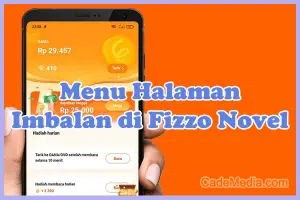 Cara mencari Menu Halaman Imbalan di Fizzo Novel