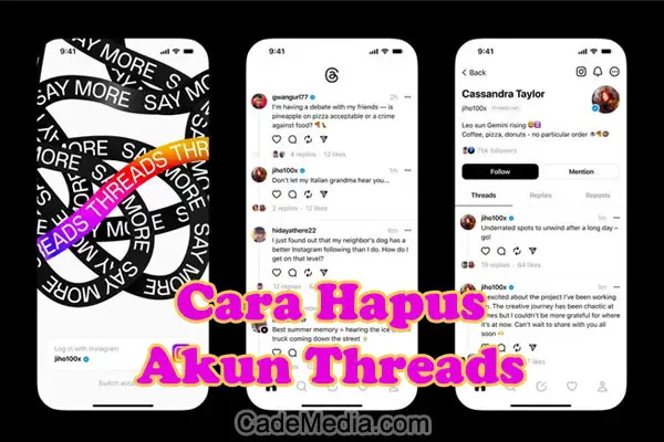 Cara Menghapus Akun Threads Secara Permanen Tanpa Hapus Akun Instagram