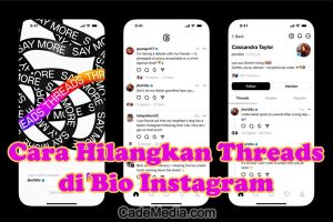 Cara Menghilangkan Badge/Lencana Threads di Bio Instagram