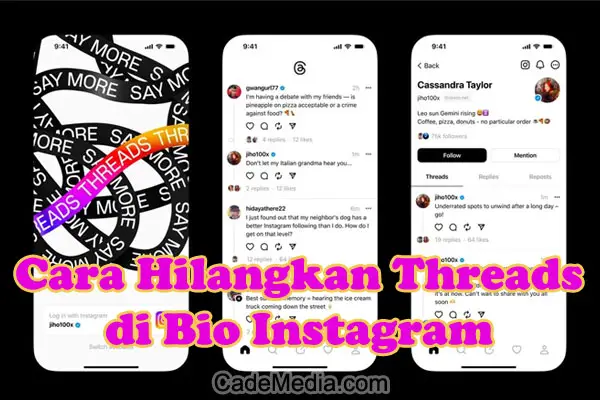 Cara Menghilangkan Badge/Lencana Threads di Bio Instagram