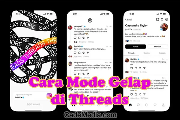 Cara Membuat Mode Gelap (Dark Mode) di Threads untuk Android dan iOS (iPhone)