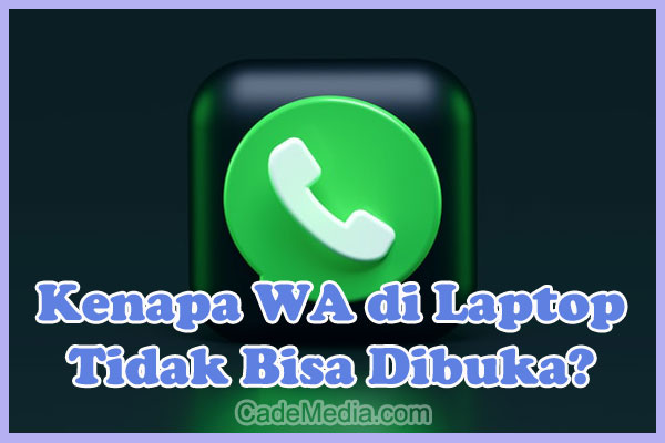 Penyebab Kenapa WhatsApp Web Tidak Bisa Dibuka di Laptop dan Solusi Cara Mengatasinya