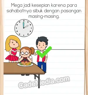 Kunci Jawaban Brain Test 2 Pesta Perpisahan Sekolah Level 12